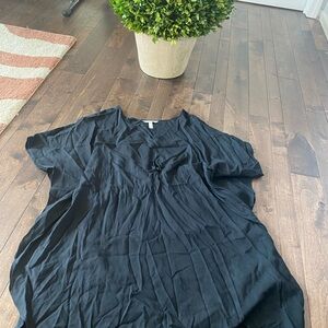 SOMA Large Black Women's bathing suit coverup NWOT